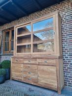 Buffet/vitrine en teck LIVRAISON GRATUITE, Teck, 25 à 50 cm, Avec tablette(s), 150 à 200 cm