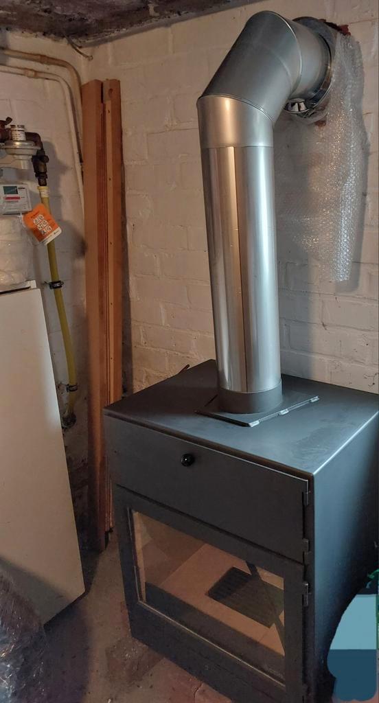 DDG kachel Hydroconvertor type F40 Hydro, Huis en Inrichting, Kachels, Nieuw, Vrijstaand, Houtkachel, Hout, Ophalen