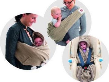 Lodger shelter brun et rose (porte-bébé / couverture) beschikbaar voor biedingen