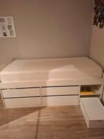 Hoogslaper met schuiven 2m lengte 0,9m breedte hoogte 0,7m, Huis en Inrichting, Slaapkamer | Bedden, Ophalen, Zo goed als nieuw