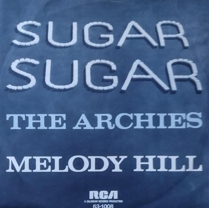 The Archies - Sugar sugar, Cd's en Dvd's, Vinyl Singles, Zo goed als nieuw, Single, Pop, 7 inch, Verzenden