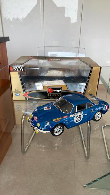 Gouden editie 1:16 Alpine A110 Monte Carlo Rally 1971 1:18