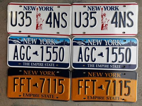 plaque d'immatriculation USA nummerplaat NEW YORK, Verzamelen, Automerken, Motoren en Formule 1, Zo goed als nieuw, Ophalen of Verzenden
