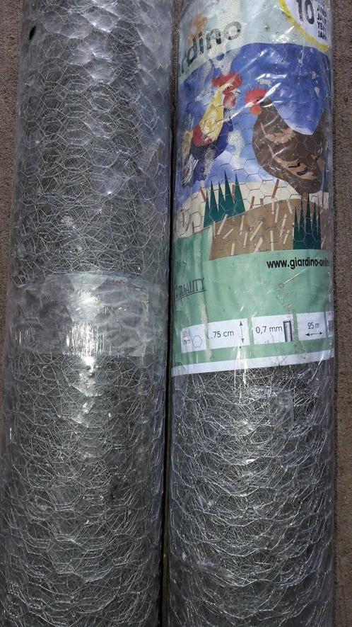 superpromo! nieuwe rollen kippengaas 75cm x 50m van Giardino, Dieren en Toebehoren, Pluimvee | Toebehoren, Nieuw, Ophalen of Verzenden