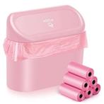 Mini poubelle avec couvercle | avec 100 sacs à ordures ️