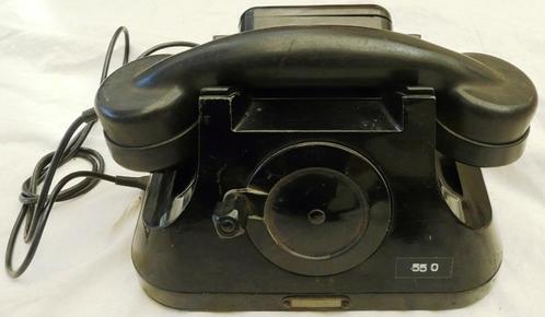 Telefoon Toestel LB, Inductie, Atea type: 1949, jaren'50.(9), Collections, Objets militaires | Général, Autres, Enlèvement ou Envoi
