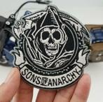 Patch thermocollant motard Sons of Anarchy - 85 x 90 mm, Motos, Neuf