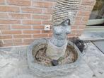 Fontein in natuursteen, Tuin en Terras, Waterpartijen en Fonteinen, Ophalen, Zo goed als nieuw, Fontein