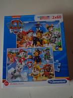 Paw Patrol puzzels 2 x 60 stuks, Enlèvement, 10 à 50 pièces, Comme neuf, 4 à 6 ans