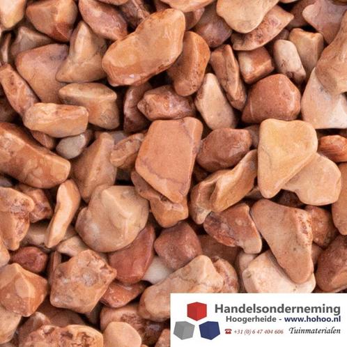 Rosso verona grind oranje roodroze kleur sfeervol siergrind, Jardin & Terrasse, Gravier, Rochers & Caillasse, Neuf, Gravier, Orange