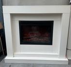 Elektrische haard met schouwombouw, Huis en Inrichting, Haarden, Ophalen, Gebruikt, Vrijstaande haard, Elektrische haard