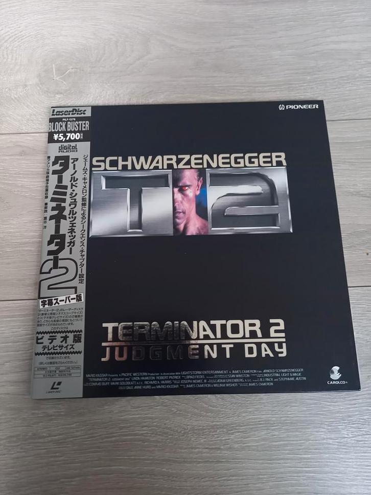 Laserdisc NTSC Terminator 2 Judgement day Japon, Collections, Cinéma & Télévision, Utilisé, Film, Enlèvement