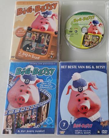 4 Studio 100 DVD's : Big & Betsy  beschikbaar voor biedingen