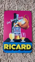 Plaque publicitaire Ricard – modèle “Cinq volumes d’eau”, Enlèvement ou Envoi, Utilisé, Panneau publicitaire