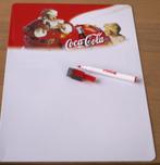 Metalen plaat magneetbord afb kerstman met jongen incl stift, Verzamelen, Merken en Reclamevoorwerpen, Ophalen of Verzenden, Nieuw