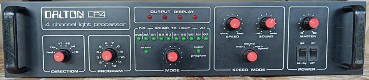 Dalton LP4 lichtsturing, Muziek en Instrumenten, Licht en Laser, Gebruikt, Licht, Geluidgestuurd, Ophalen of Verzenden