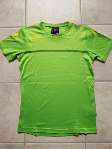 Felgroen T-shirt Kempa kids (12 jaar)