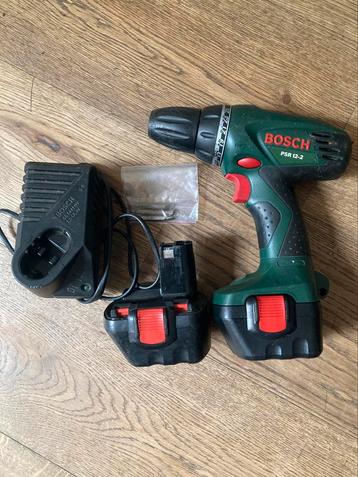 Perceuse sans fil Bosch Psr 12.2, Enlèvement ou Envoi, Utilisé, Foreuse et Perceuse, Vitesse variable