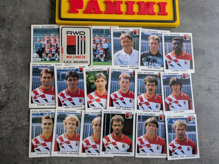 PANINI FOOTBALL 93 18 STICKERS 1992 : RWDM MOLENBEEK, Hobby en Vrije tijd, Stickers en Plaatjes, Nieuw, Verzenden