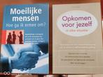Moeilijke mensen, hoe ga ik ermee om + opkomen voor jezelf, Ophalen of Verzenden, Zo goed als nieuw, Diverse auteurs