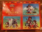 Puzzels Mickey mouse, Hobby en Vrije tijd, Ophalen of Verzenden, Minder dan 500 stukjes, Zo goed als nieuw, Legpuzzel