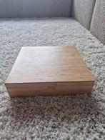 Mooie grote bamboe theedoos, Ophalen, Gebruikt