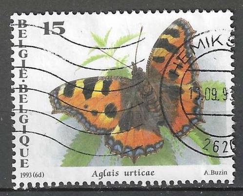 Belgie 1993 - Yvert/OBP 2506 - Natuur - Vlinders   (ST), Timbres & Monnaies, Timbres | Europe | Belgique, Affranchi, Envoi