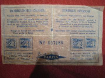 Strip Robbedoes zegel Parein   beschikbaar voor biedingen