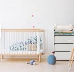 Babybed FLEXA + matras + dekbed, Kinderen en Baby's, 140 tot 160 cm, Zo goed als nieuw, 70 tot 85 cm, Ophalen