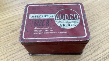 Blikken doosje Audco valves, Enlèvement ou Envoi, Utilisé