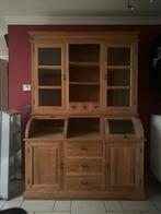 teak buffetkast, Huis en Inrichting, Kasten | Buffetkasten, Ophalen, 100 tot 150 cm, 200 cm of meer, Glas