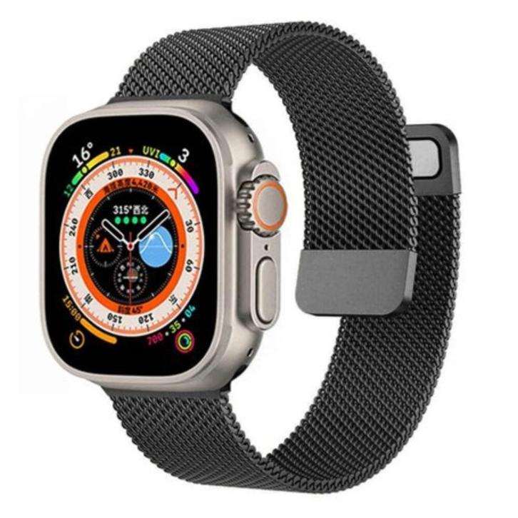 Apple Watch Ultra 4G 49mm, Handtassen en Accessoires, Smartwatches, Zo goed als nieuw, iOS, Zilver, Afstand, Calorieverbanding