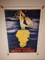 Affiche reproductie J.Stall Champagne Joseph Perrier, Ophalen of Verzenden, A1 t/m A3, Reclame, Rechthoekig Staand