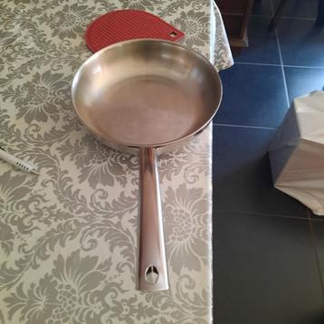 Demeyere braadpan 23 - 25 cm . In zeer goede staat !  beschikbaar voor biedingen