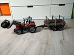 Bruder traktor met aanhangwagen, Ophalen, Zo goed als nieuw