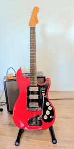 Vintage Höfner 173 (1962) – Rood, Origineel, Topstaat!, Ophalen of Verzenden, Gebruikt, Solid body, Overige merken