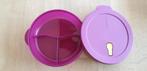 Tupperware crystalwave magnetron verdeel bord, Huis en Inrichting, Ophalen of Verzenden, Zo goed als nieuw, Paars, Schaal