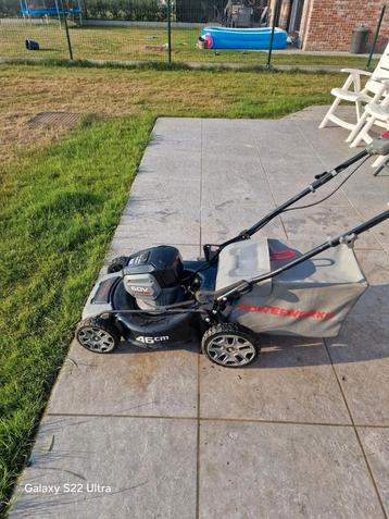 Powerworks grasmaaier incl. 2 laadbatterijen!  beschikbaar voor biedingen