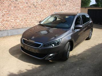 Peugeot 308 SW 1.2 Benz,REEDS GEKEURD VVK,als nieuw, Argent ou Gris, Achat, Euro 6, Entreprise