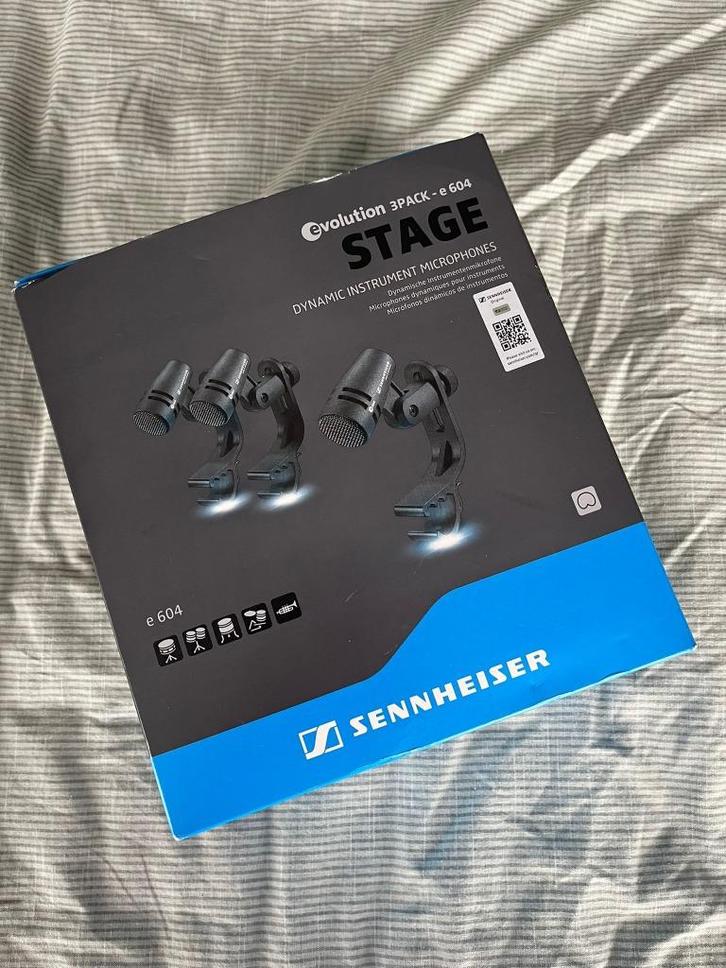Sennheiser E604 tri pack, Muziek en Instrumenten, Microfoons, Nieuw, Instrumentmicrofoon, Ophalen of Verzenden