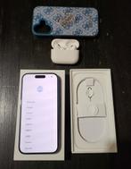 Iphone 16 avec aipods pro 2, Télécoms, 128 GB, IPhone 16, Comme neuf, Bleu