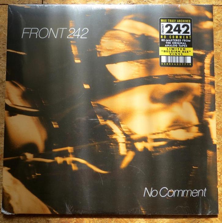Front 242 - No Comment  Limited Belgian Ale Vinyl Lp  Import, Cd's en Dvd's, Vinyl | Overige Vinyl, Nieuw in verpakking, 12 inch