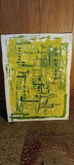 Peinture sur carton rigide signée SOUDAN, 30x40, n475, Antiquités & Art, Enlèvement