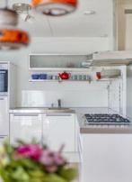 Moderne keuken 2,52m x 3,10m, Huis en Inrichting, Keuken | Complete keukens, Ophalen, Staal of Inox, Wit, Hoekkeuken