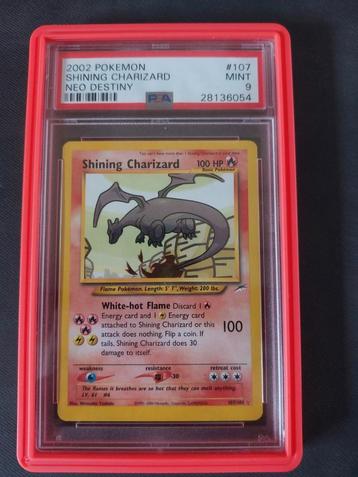 Shining charizard psa 9, Enlèvement ou Envoi, Comme neuf