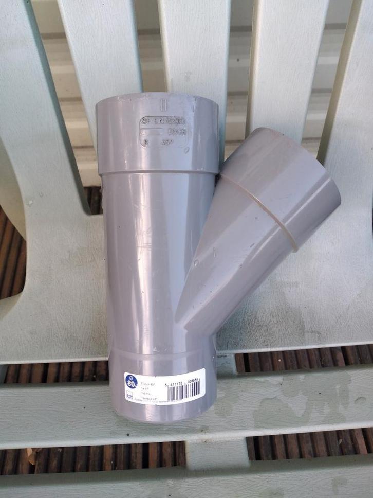 Pvc buizen, bochten, t-stuk, mof en overgangstukken, Doe-het-zelf en Bouw, Buizen en Afvoer, Nieuw, Bochten, PVC, Ophalen