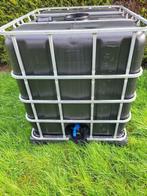 Cubis ZWART 1000 L, Tuin en Terras, Regentonnen, 150 liter of meer, Ophalen of Verzenden, Zo goed als nieuw, Kunststof