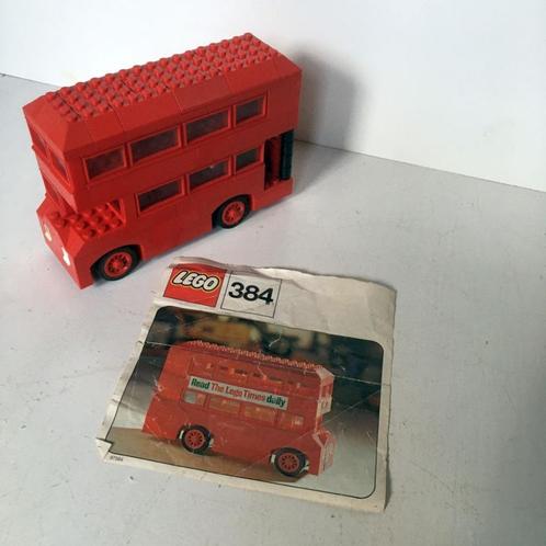 Lego Legoland - London bus - 384 (1973), Enfants & Bébés, Jouets | Duplo & Lego, Utilisé, Lego, Ensemble complet, Enlèvement ou Envoi