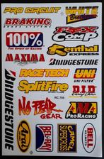 Pro Circuit 100% Bell Arai Bel-Ray DID stickerset motor helm, Motoren