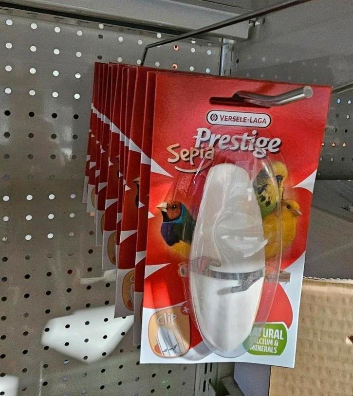 Versele-Laga Prestige sepia mineralenschelp, Dieren en Toebehoren, Vogels | Toebehoren, Ophalen